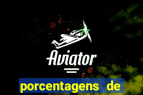 porcentagens de jogos pagantes